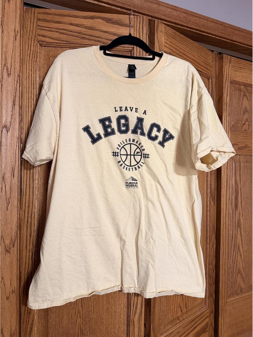 Purdue Basketball Leave a Legacy T-Shirt